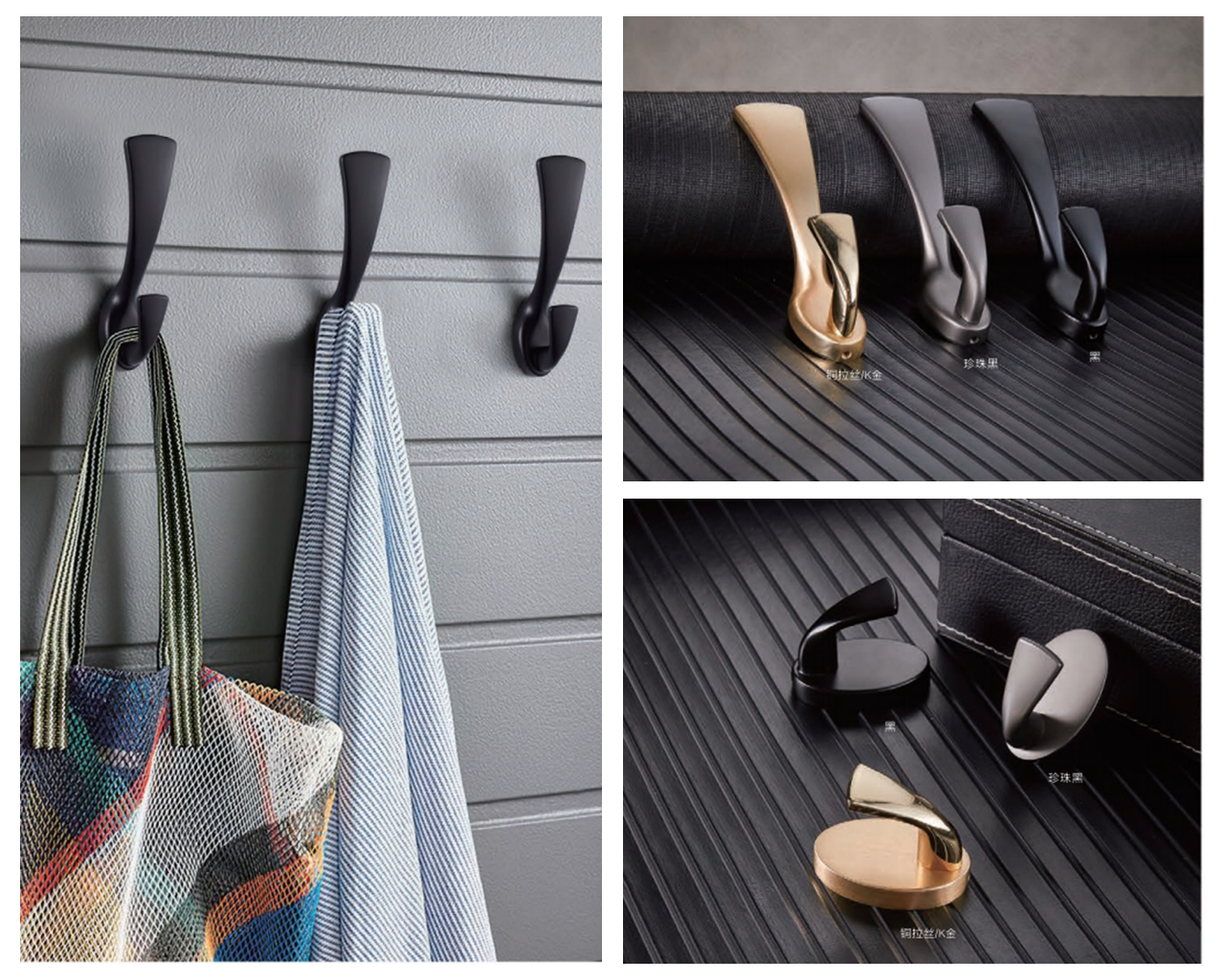 Simple Traditional Zamak alloy Coat Hook 