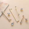 High Quality Square Diamond Shape K9 Crystal Zamak Cabinet Pulls Furniture Handle