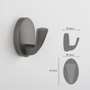 Simple Traditional Zamak alloy Coat Hook 