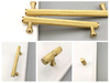 Luxury Knurled Brass simple modern design Furniture knob Cabinet Pull in 2022