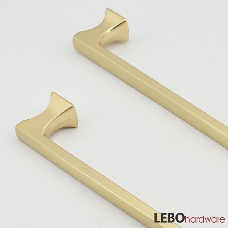 Luxury Retro style Gold Zamak cabinet pulls furniture handle