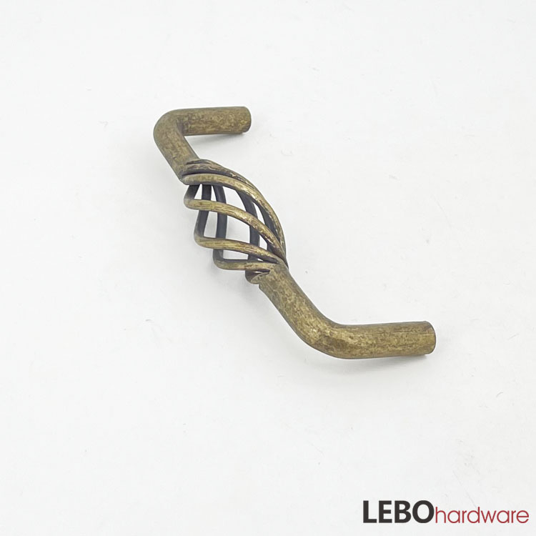 Retro Vintage nest style Zamak cabinet pulls furniture handles knob