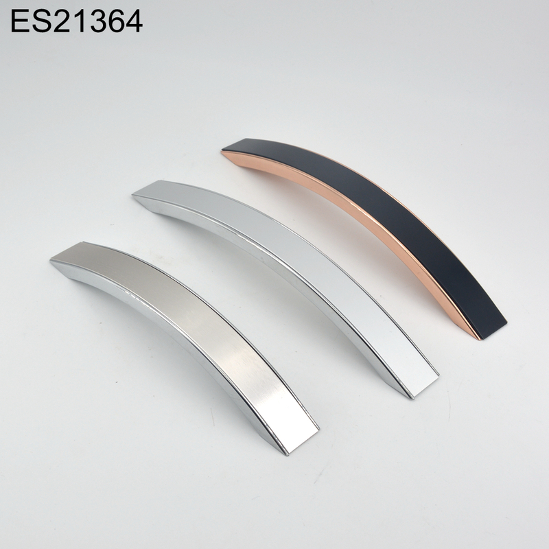 Bridge shape double color Aluminium Zamak Furniture Handle knob Cabinet Pull 