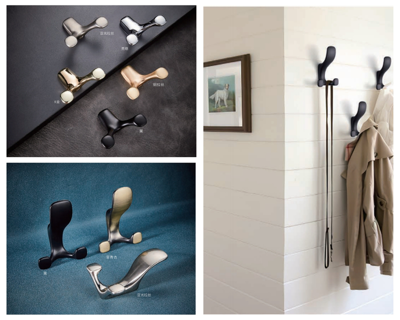 Simple Traditional Zamak alloy Coat Hook 