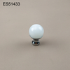 Ball shape white Crystal Aluminium base Furniture knob Cabinet Pull 