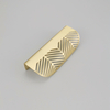 Luxury leaf design Brass Furniture knob Cabinet Pull