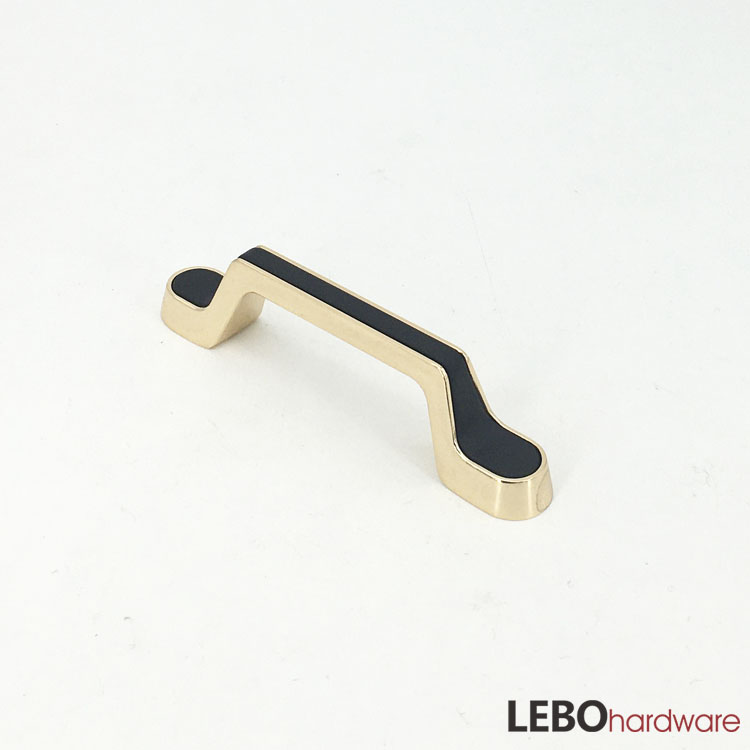 Double color Assemble fashion pattern Zamak kitchen drawer dresser cupboard cabinet pulls furniture handle in 2022