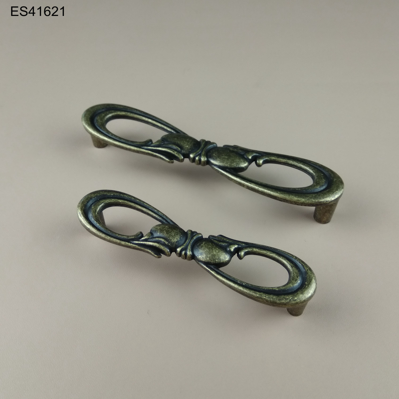 Retro Vintage Zamak cabinet pulls furniture handles knob