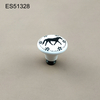 Animal printing Ceramic Porcelain Cabinet Pulls Door Drawer Dresser Furniture knob 