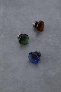 Luxury High Quality K9 Crystal Transparency Zamak Base Furniture Knob Cabinet Pull 