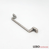 Retro style Pewter Zamak cabinet pulls furniture handle 