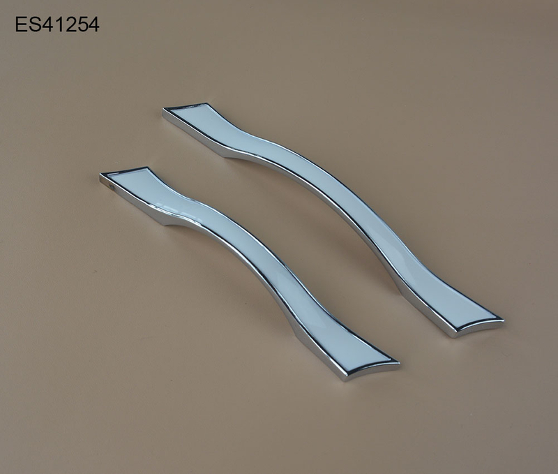 Contemporary Double Color Zamak kitchen drawer dresser cupboard cabinet pulls furniture handle 