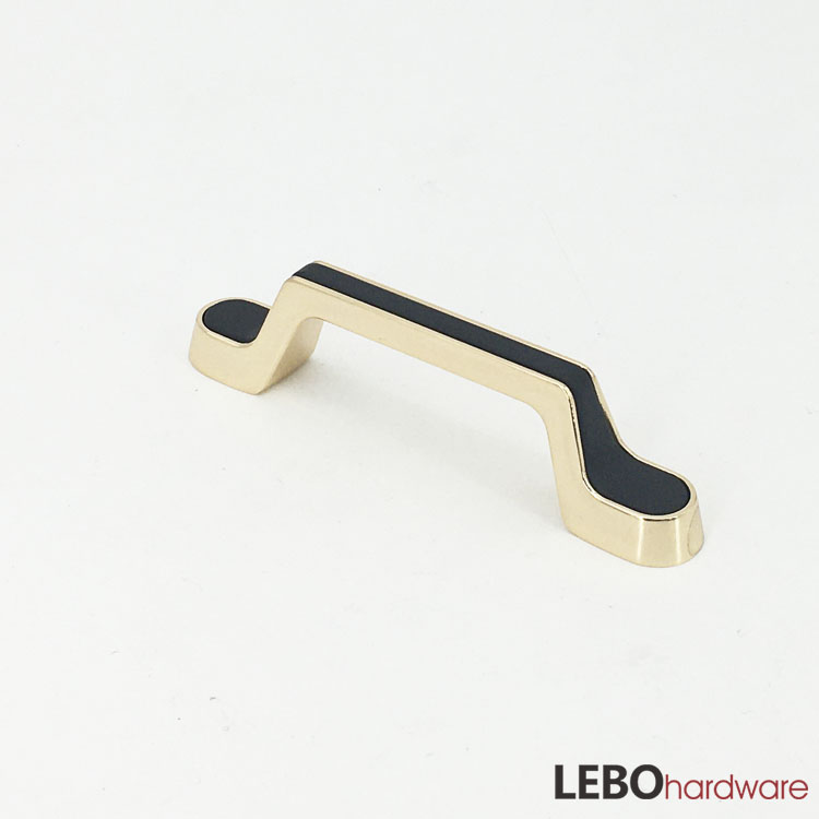Double color Assemble fashion pattern Zamak kitchen drawer dresser cupboard cabinet pulls furniture handle in 2022