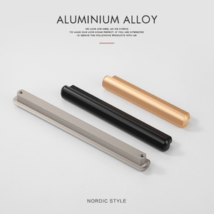 Contemporary simple modern round corner Aluminium profile handle 