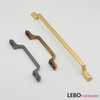 Contemporary modern simple style Zamak cabinet pulls furniture handle