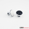 Ceramic porcelain Traditional Zamak base Furniture knob Cabinet Pull 