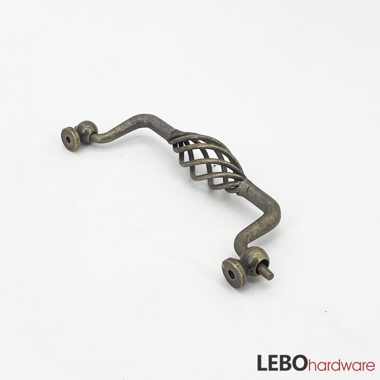 Retro Vintage nest style Zamak cabinet pulls furniture handles knob
