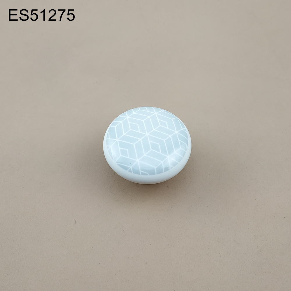 Printing Ceramic Porcelain Cabinet Pulls Door Drawer Dresser Furniture knob 