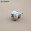 Floral printing ball shape Ceramic Porcelain Cabinet Pulls Door Drawer Dresser Furniture Knob 