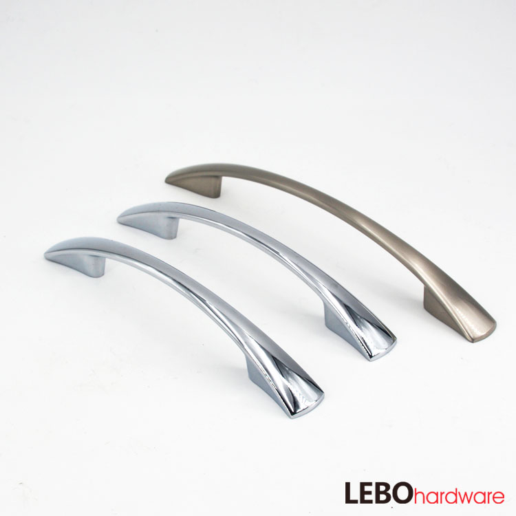 Contemporary modern simple style Zamak cabinet pulls furniture handles 