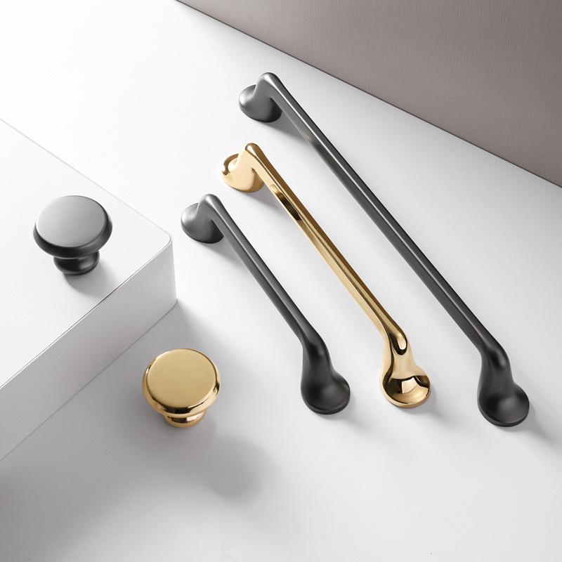 New Nordic Style High Quality Zamak Cabinet Pulls Furniture Handles Knob in 2022