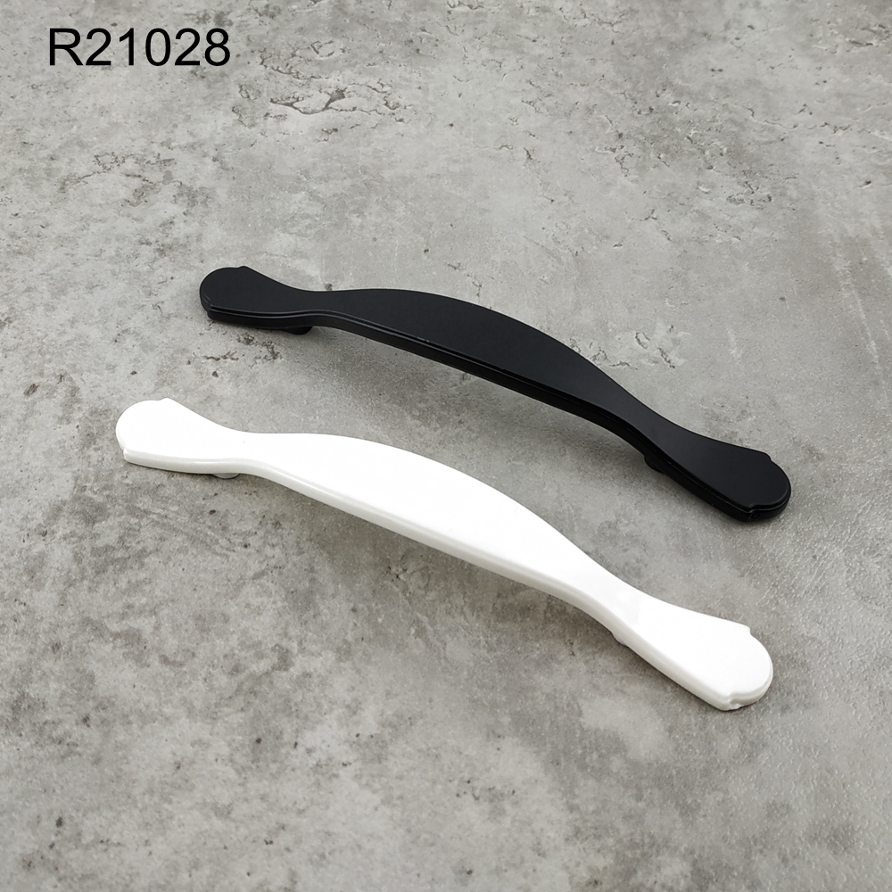 Resin Plastic PVC Cupboard Drawer Dresser Furniture handle Cabinet Pull 