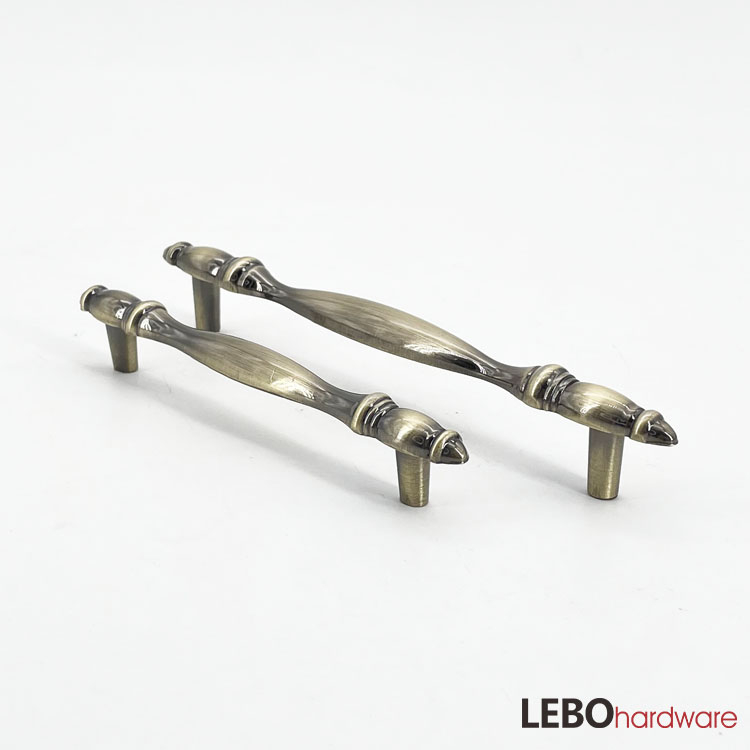Retro style Zamak kitchen drawer dresser cupboard cabinet pulls furniture handle 