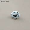 Animal printing Ceramic Porcelain Cabinet Pulls Door Drawer Dresser Furniture knob 