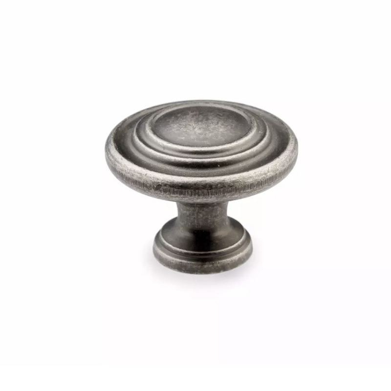 Retro vintage style Pewter Zamak Furniture knob Cabinet Pull