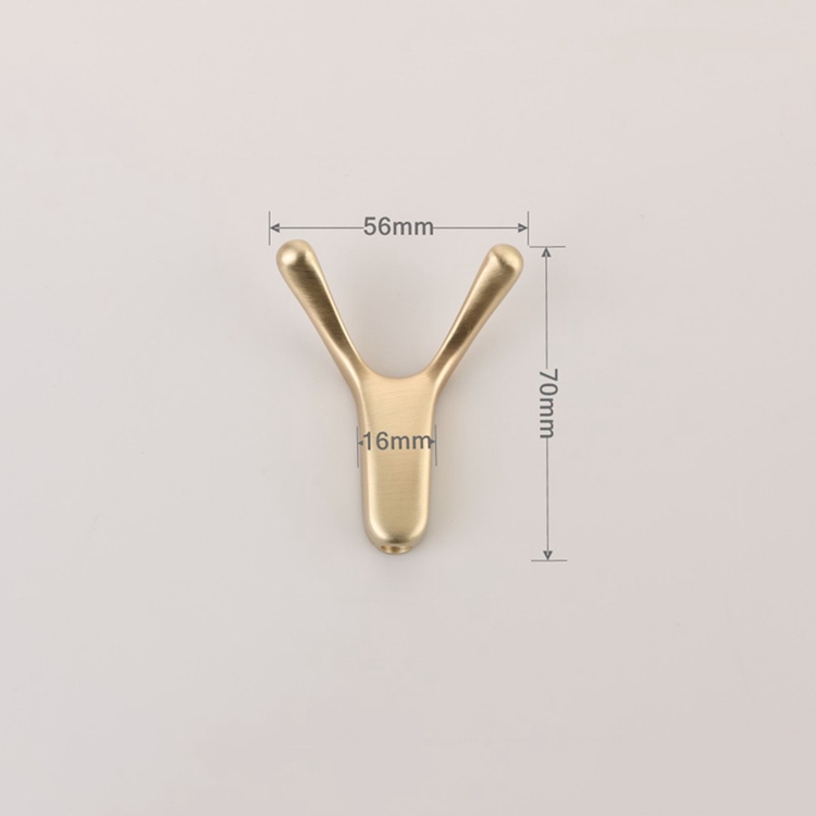 Simple Traditional Zamak alloy Coat Hook 