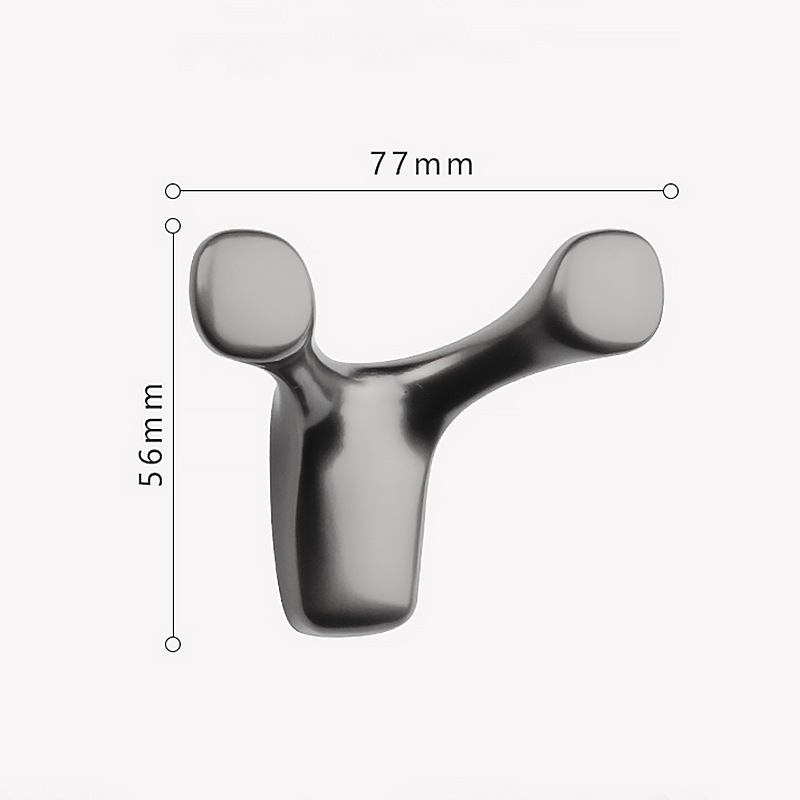 Simple Traditional Zamak alloy Coat Hook 