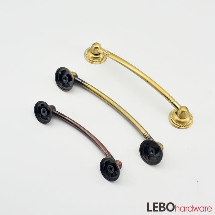 Retro Vintage Zamak cabinet pulls furniture handles