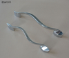 Contemporary style Wave design Zamak cabinet pulls furniture handles knob