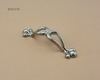 Floral style Zamak cabinet pulls furniture handles knob