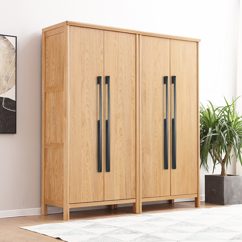 Gold black simple design Aluminium Furniture Handle Cabinet Pull 