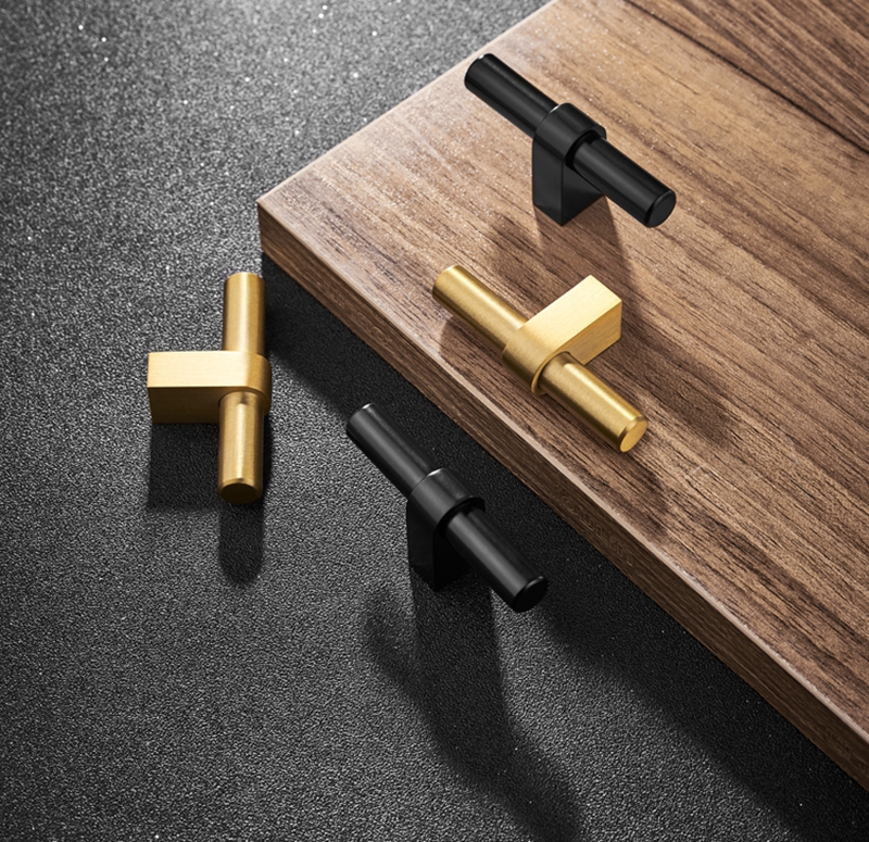 Luxury Brass simple modern design Furniture knob Cabinet Pull in 2022