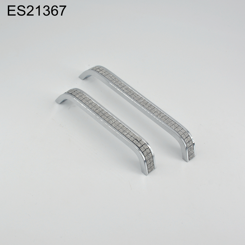 U shape glitter effect Aluminium Furniture Handle knob Cabinet Pull 