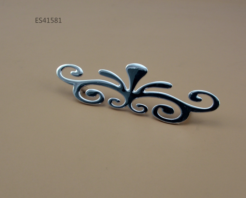 Floral style Zamak cabinet pulls furniture handles knob