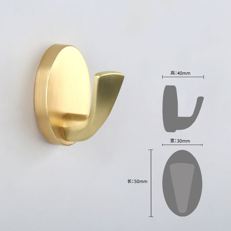 Simple Traditional Zamak alloy Coat Hook 