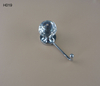 Luxury K9 crystal Zamak alloy Coat Hook 