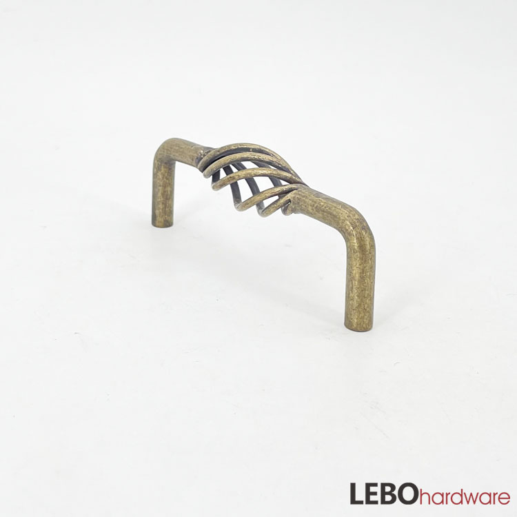 Retro Vintage nest style Zamak cabinet pulls furniture handles knob