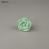 Solid color flower shape Ceramic porcelain Furniture knob Cabinet Pull 